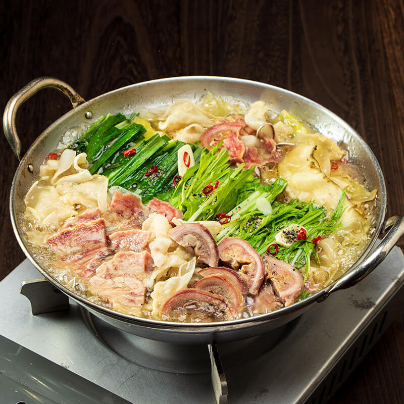 くじらもつ鍋（味噌だし）